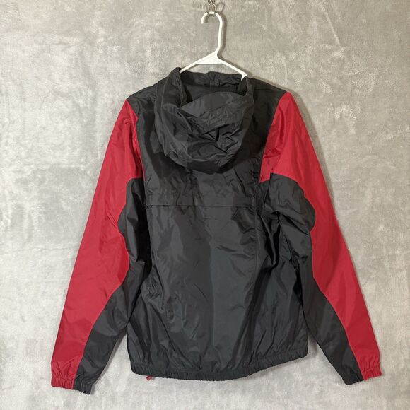 Nike Air Jordan Essentials Woven Jacket Size M #DA9832 Red Black Full Zip Hood - Picture 4 of 14